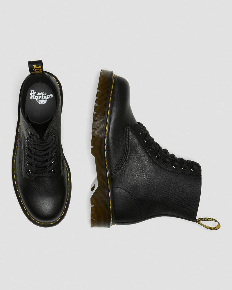 Dr Martens 1460 Pascal Bex Leren Veterlaarzen Heren Zwart | NL 285FDN